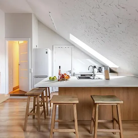 Luxury In Gediminas Avenue With Terrace Апартаменты Вильнюс